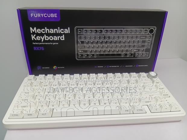 Furycube Rx75 Pro Tri Mode Customizable Mechanical Keyboard.
