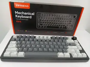 This Is a Zifriend Rx75 Mechanical Keyboard With a 75% TKL Layout.