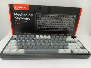 This Zifriend Rx75 Is a 75% Layout Mechanical Gaming Keyboard Knob.