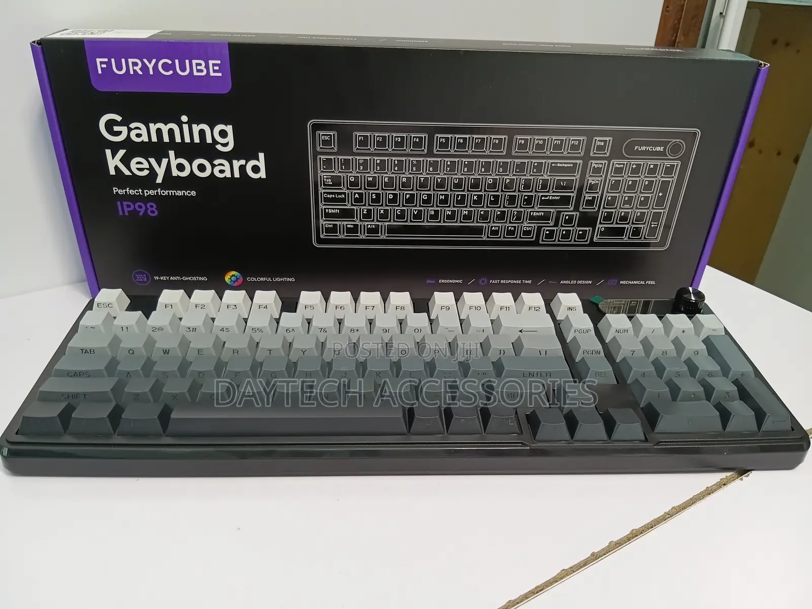 This Is a Furycube Ip98 Gaming Keyboard.