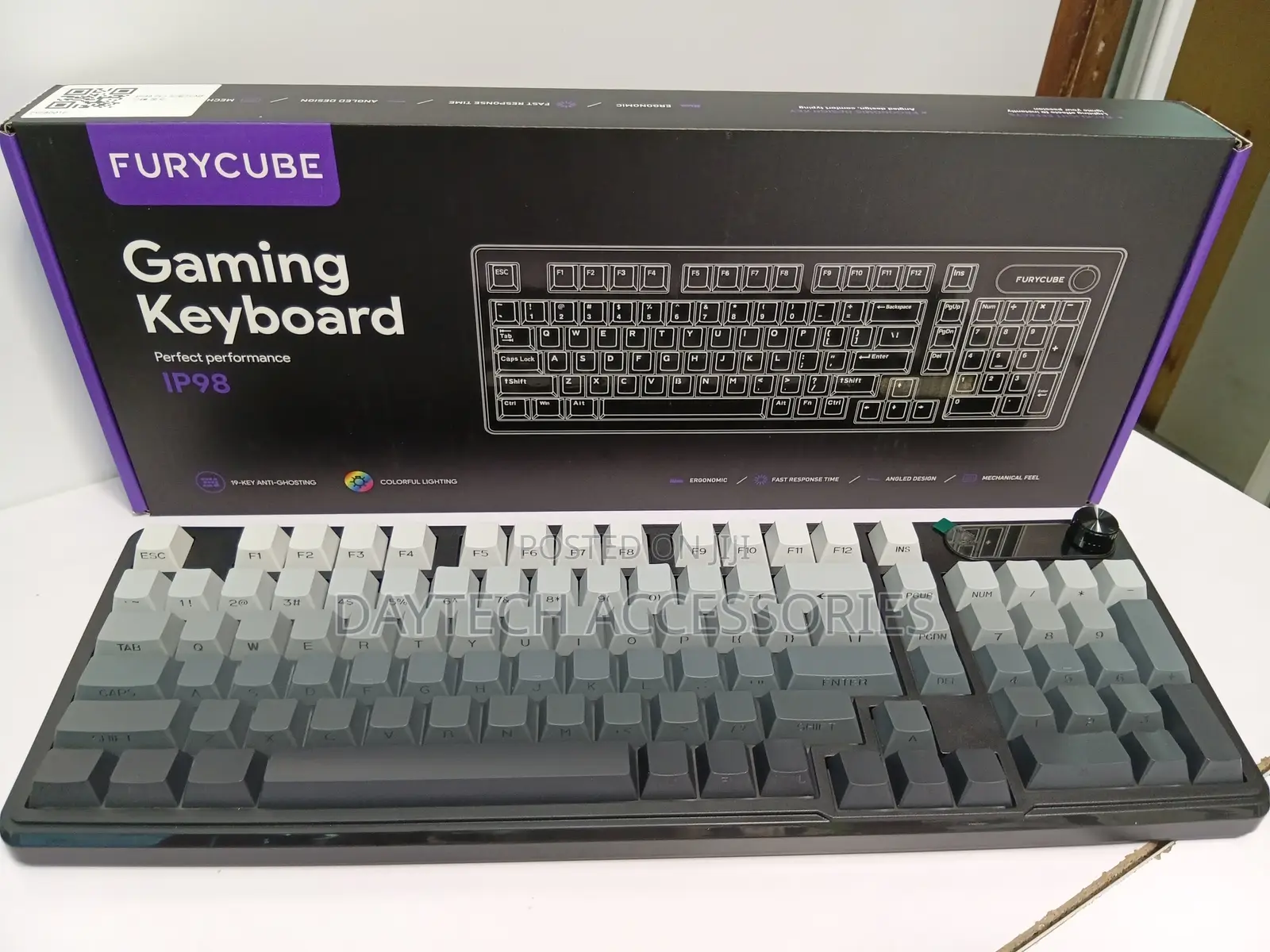 This Is a Furycube Ip98 Gaming Keyboard.