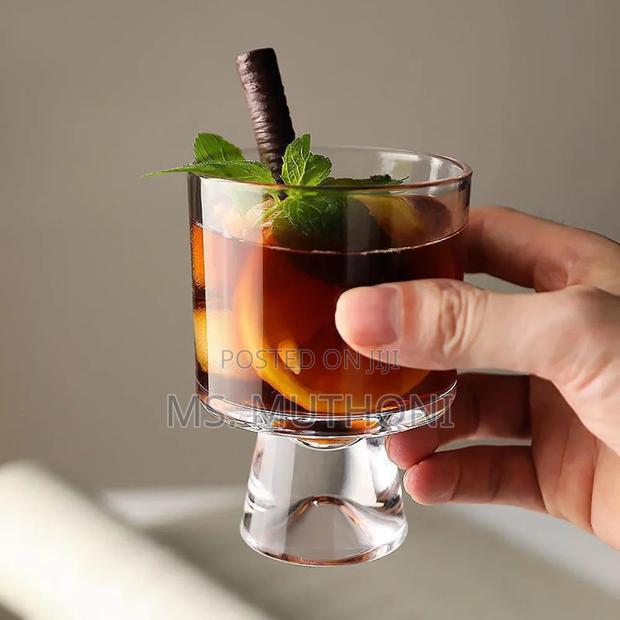 6pcs Elegant Alva Pedestal Crystal Glassware - thumbnail 2