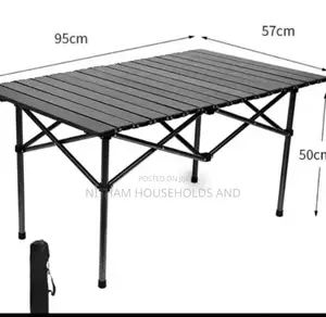 Ultralight Portable Aluminum Folding Table Holder Camping Outdoor