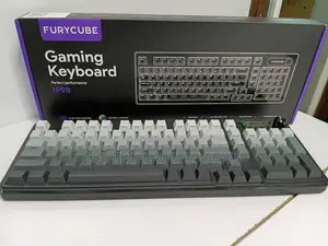 Furycube Ip98 Wired Gaming Membrane Keyboard RGB Translucent.