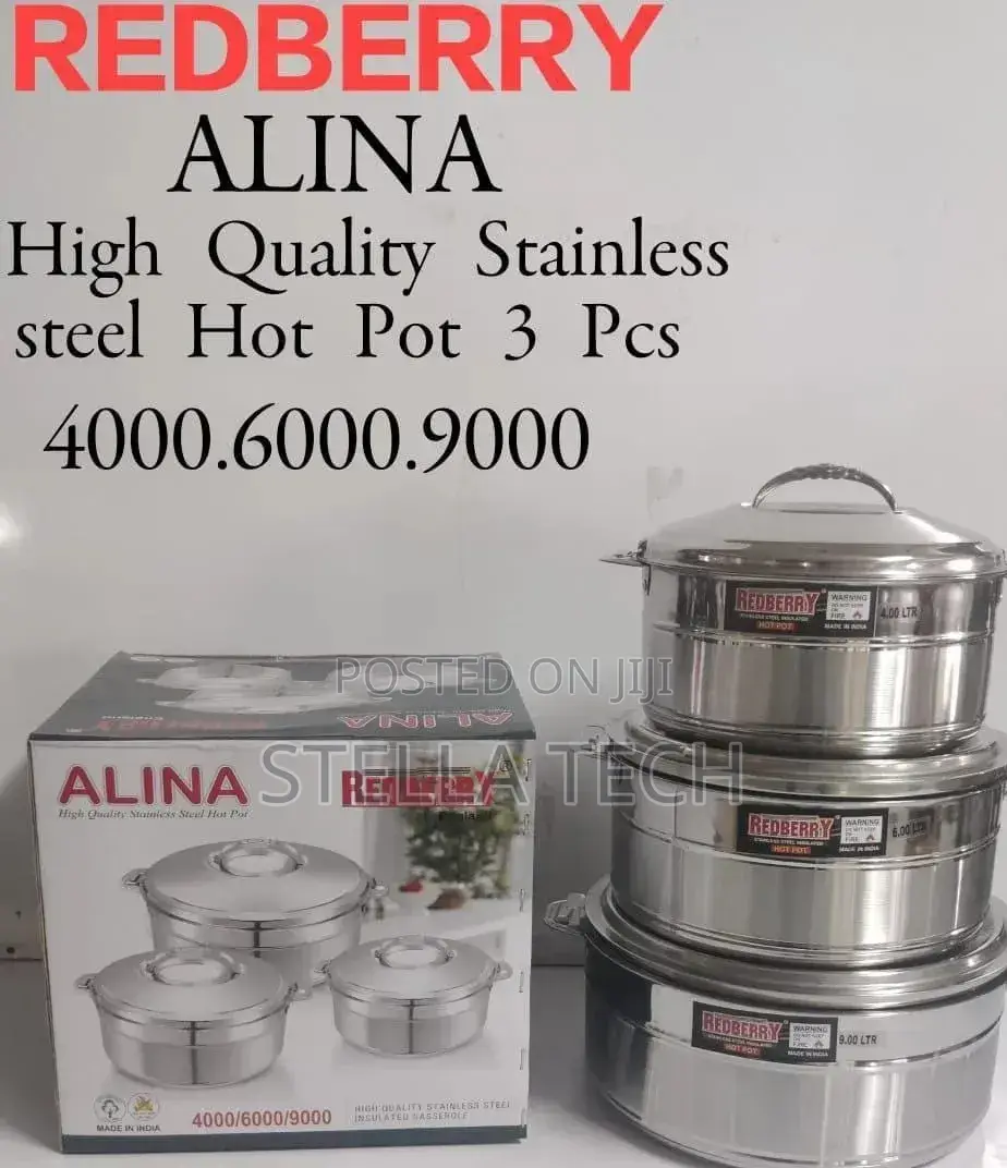Redberry 
Premium Range of Stainless Steel Insulated Hotpot