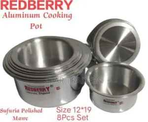 Redberry Premium Range of Aluminium Suffurias 12/19 [ 8pcs Set )