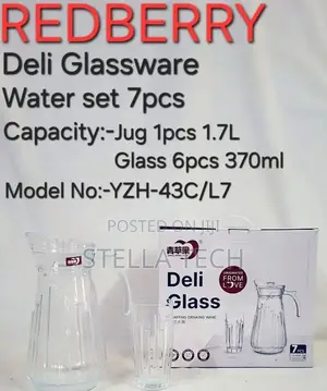Redberry Premium Range of Crystal Clear Glass