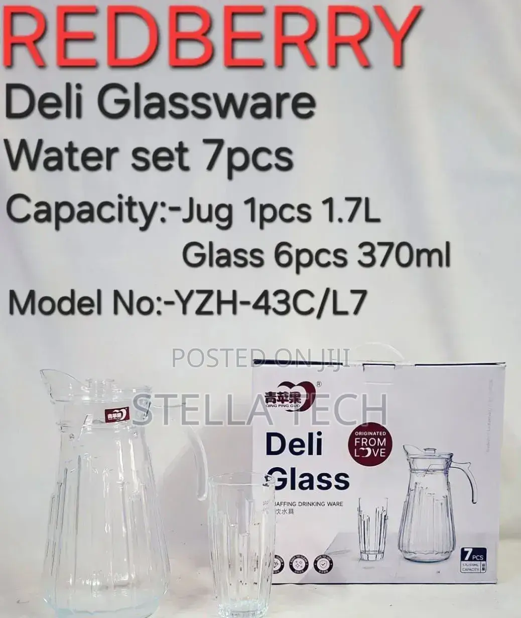 Redberry Premium Range of Crystal Clear Glass