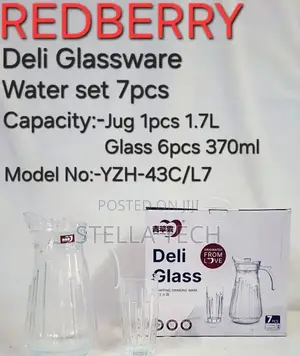 Redberry Premium Range of Crystal Clear Glass