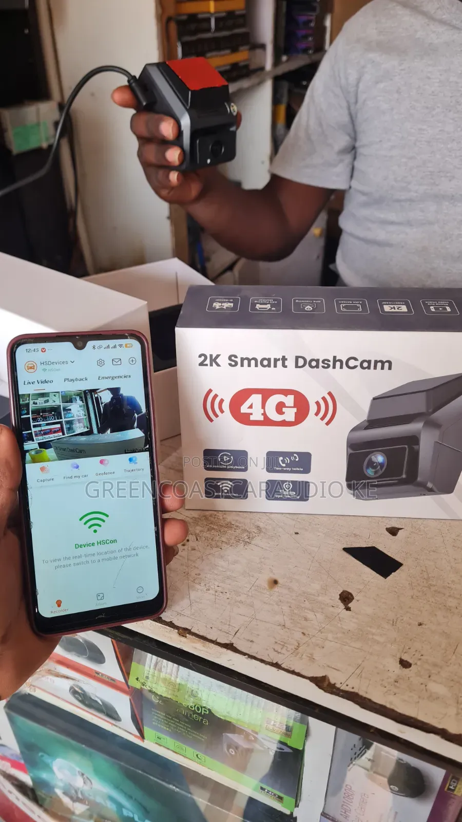 Smart Dashcam 2in1 With Simcard Available