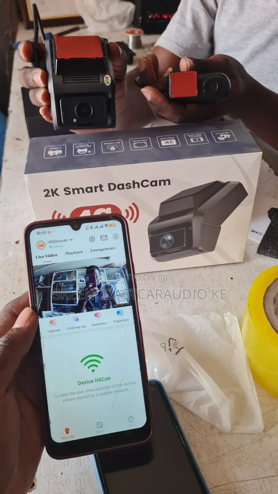 Smart Dashcam 2in1 With Simcard Available