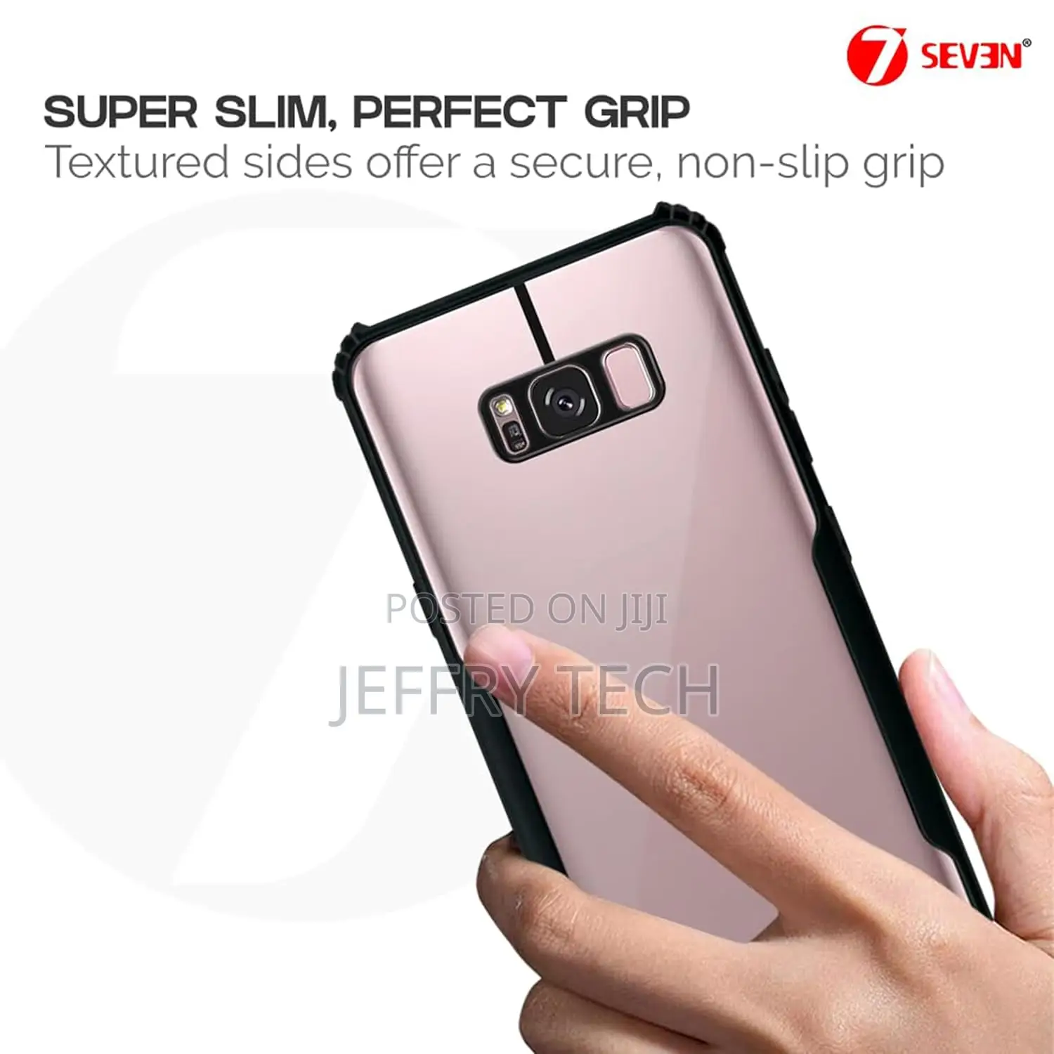 Transparent Back Cover for Samsung Galaxy S8 | Shockproof Clear
