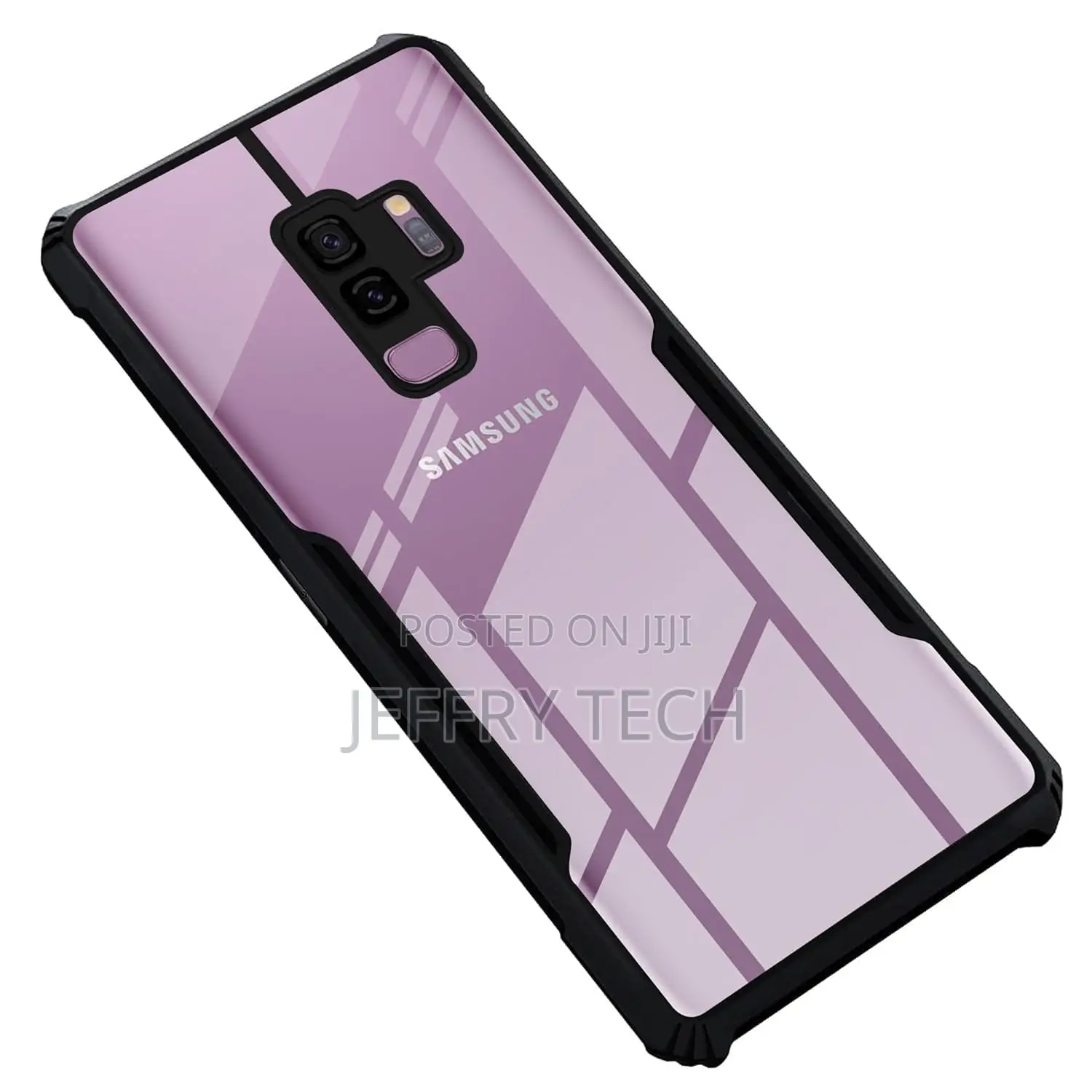 Transparent Hard Back Cover Mobile Cover for Samsung Galaxy S9 Plus