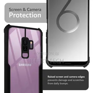Transparent Hard Back Cover Mobile Cover for Samsung Galaxy S9 Plus