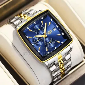 Lige Square Face Chronograph Gents Watch
