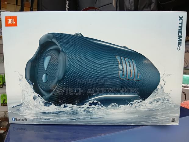 This Is a Blue JBL Xtreme 5 Portable Waterproof Bluetooth Speaker. - thumbnail 3