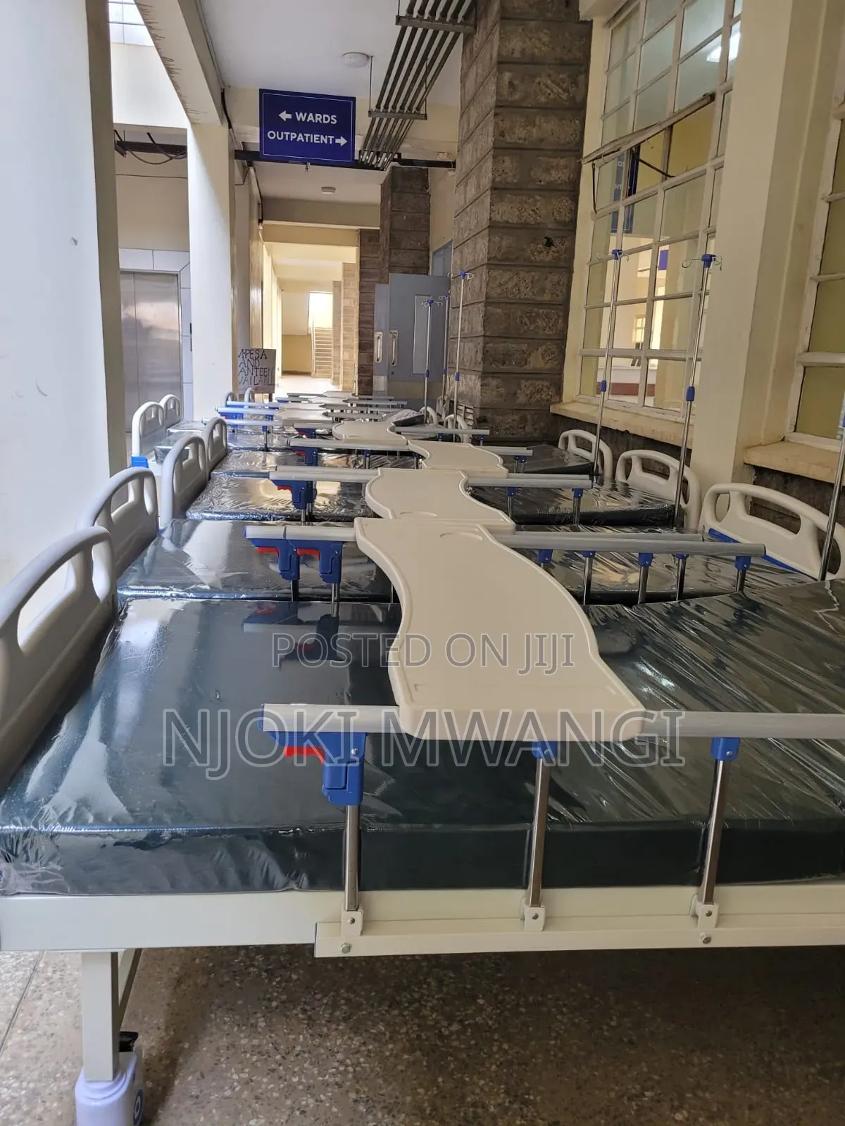 Single Crank Bed With Mattress