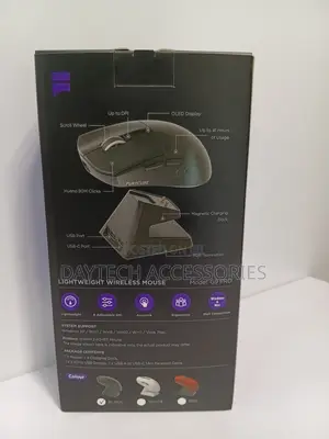 This Is a Furycube G9 Pro Wireless Gaming Mouse in White.