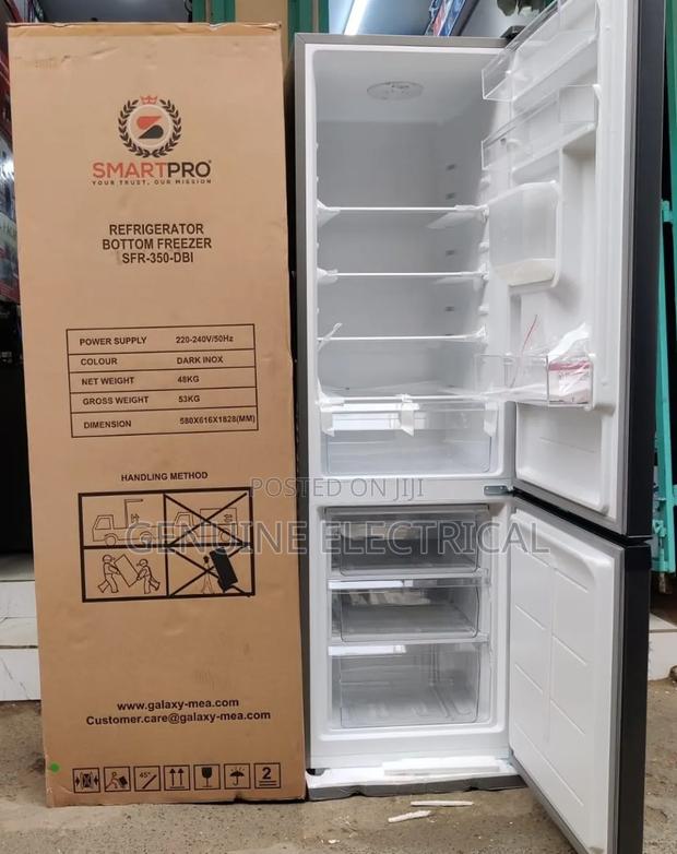 Smartpro Fridge Defrost 350dbi 280litres Bottom Freezer With Dispenser - thumbnail 2