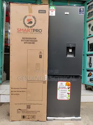 Smartpro Fridge De- Frost 350dbi 280ltr Bottom Freezer With Dispenser