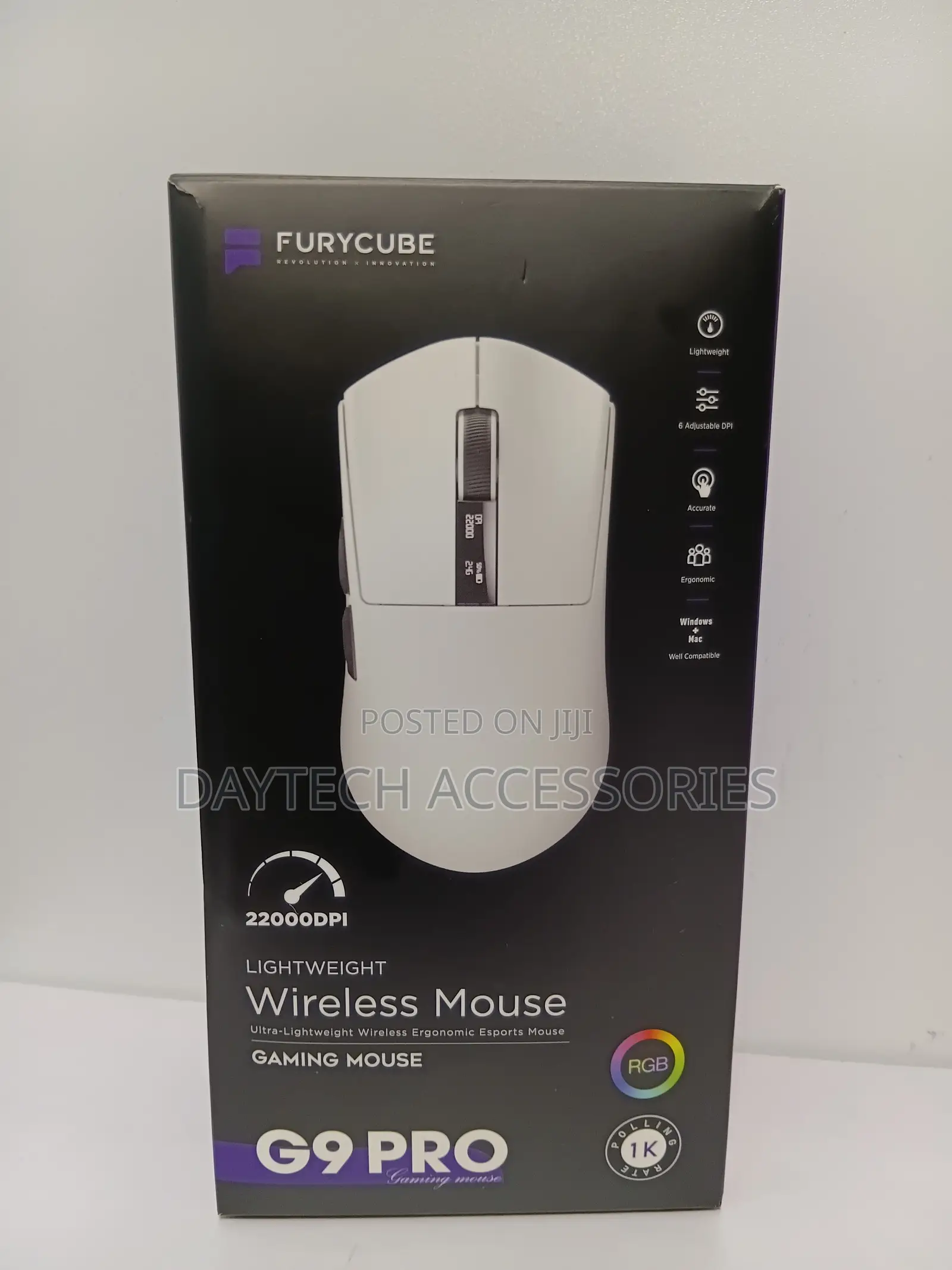 Furycube G9 Pro Wireless Gaming Mouse Tri-Mode