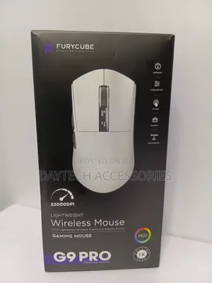 Furycube G9 Pro Tri-Mode Gaming Mouse With Digital Display