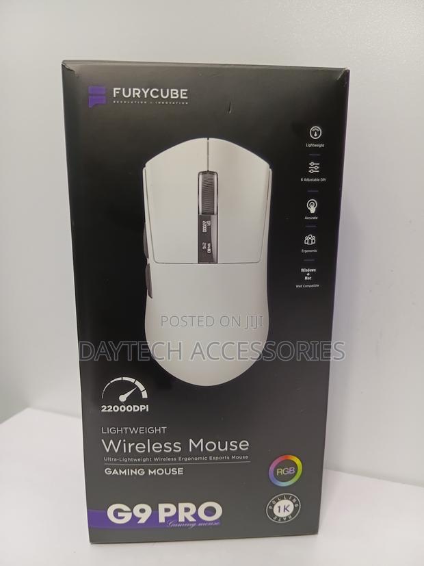 Furycube G9 Pro Tri-Mode Gaming Mouse With Digital Display