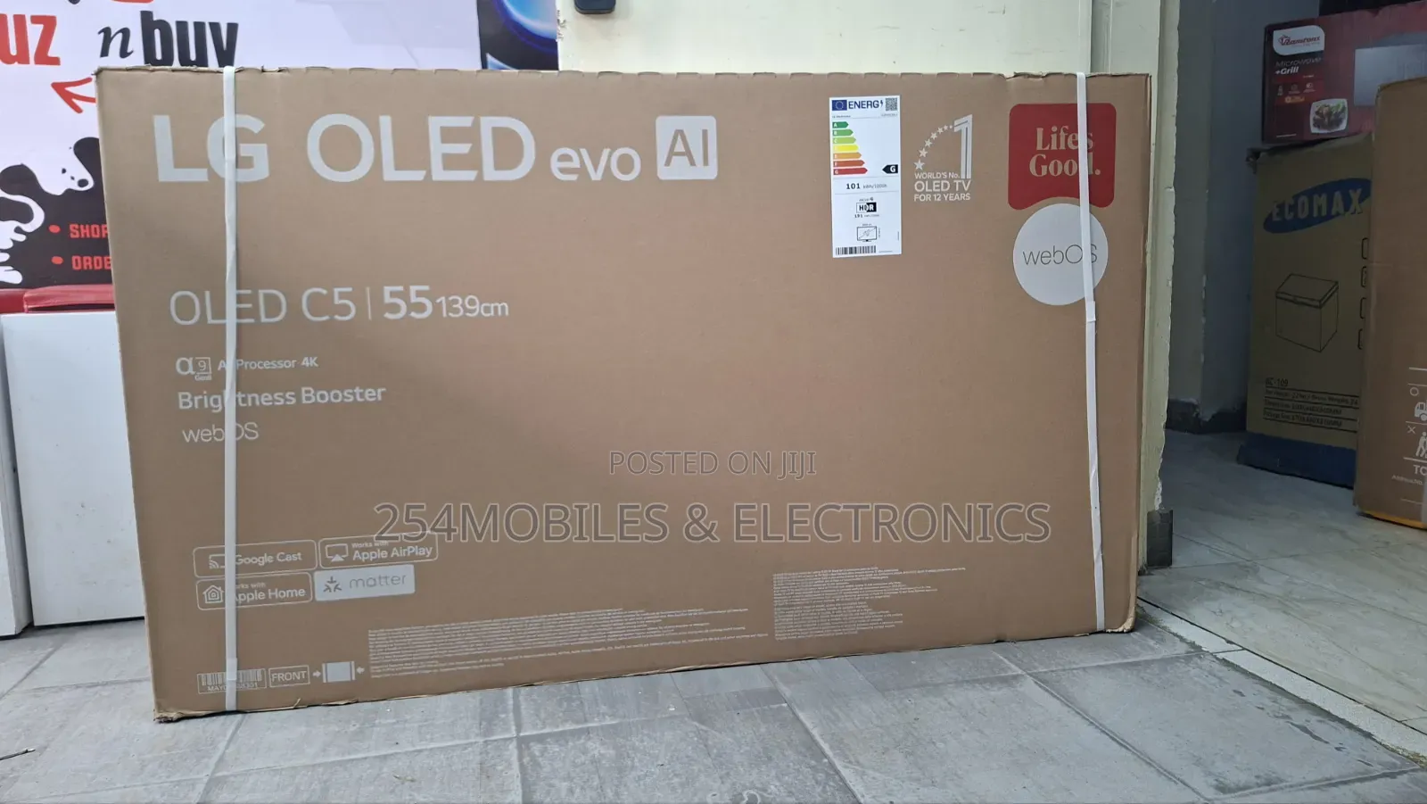 Lg 55 Inch Oled Evo Ai C5 HDR Smart Tv 55c5