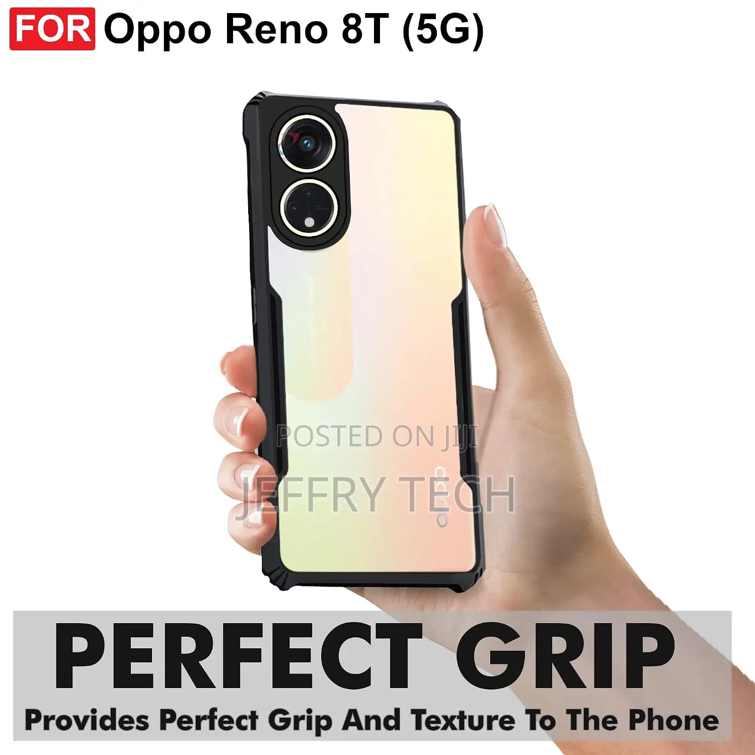 Backcover for Oppo Reno 8t (5g) | Camera Protection Shockproof Bumper
