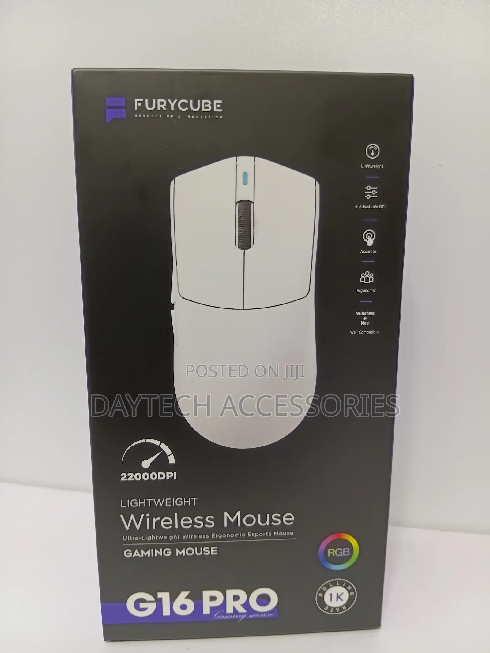 Furycube G16 Pro Tri-Mode Wireless Gaming Mouse - Paw3311