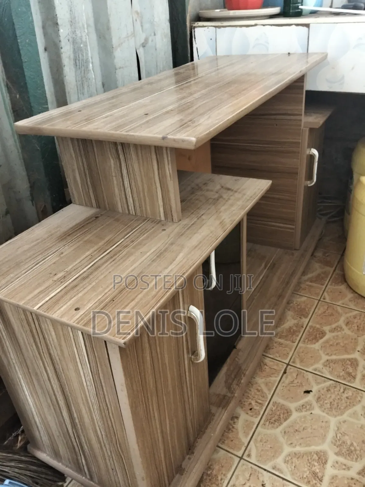 Tv Stand,Brown With Space for Other Items