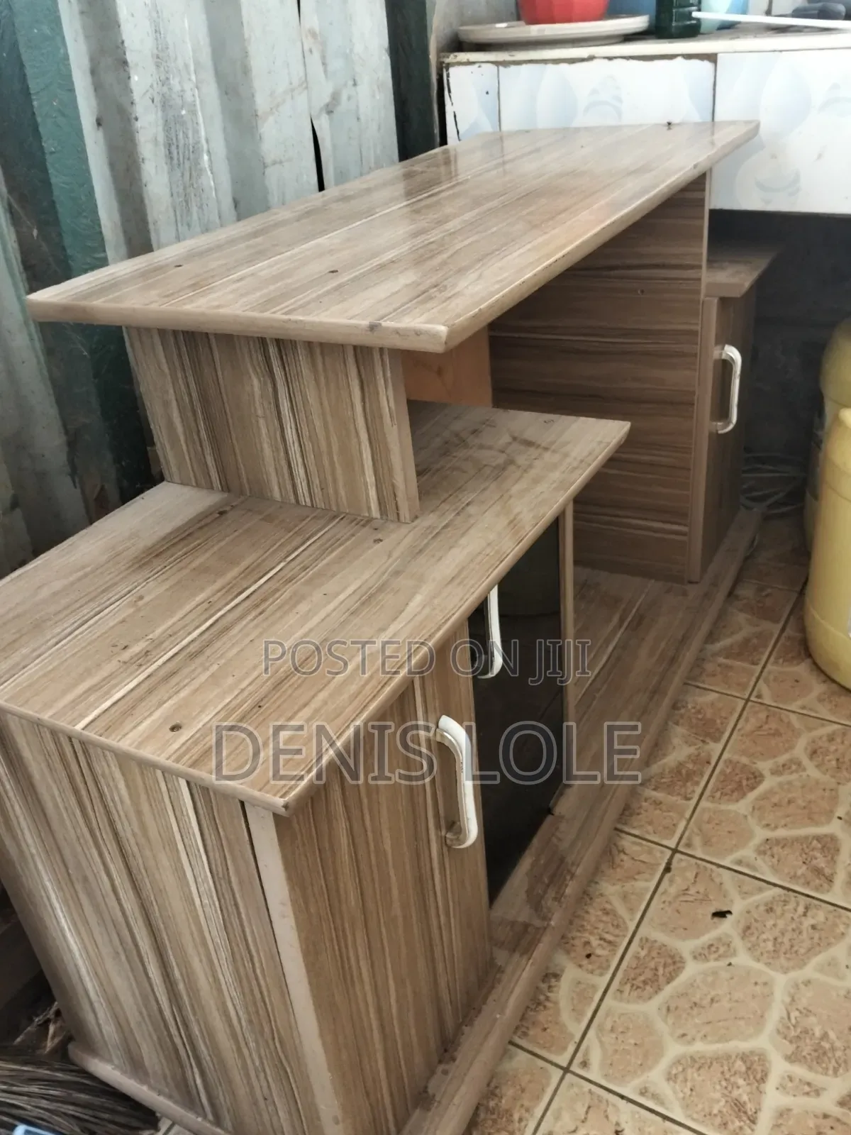 Tv Stand,Brown With Space for Other Items