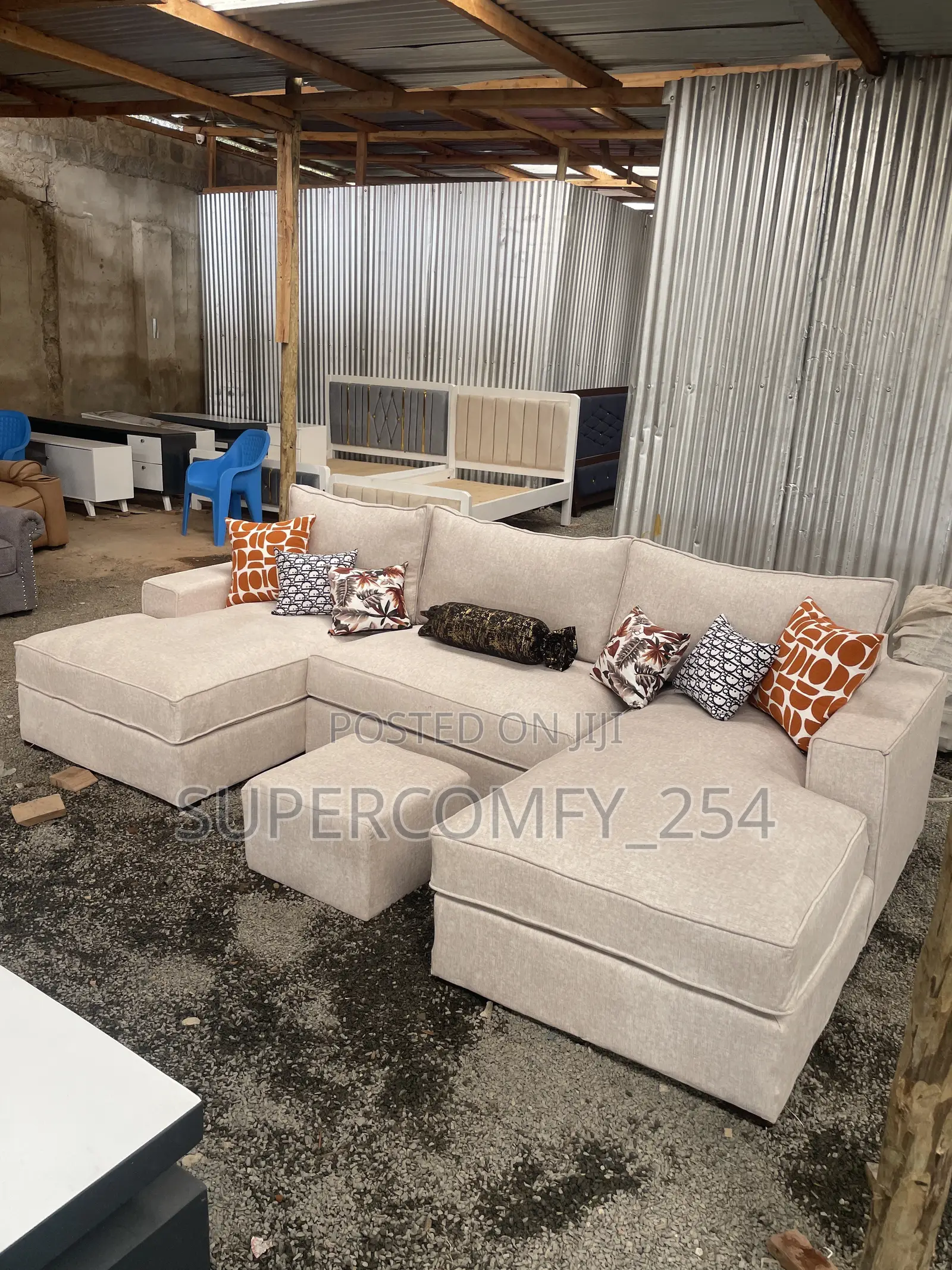 A Cozy, Eight Seater Couch