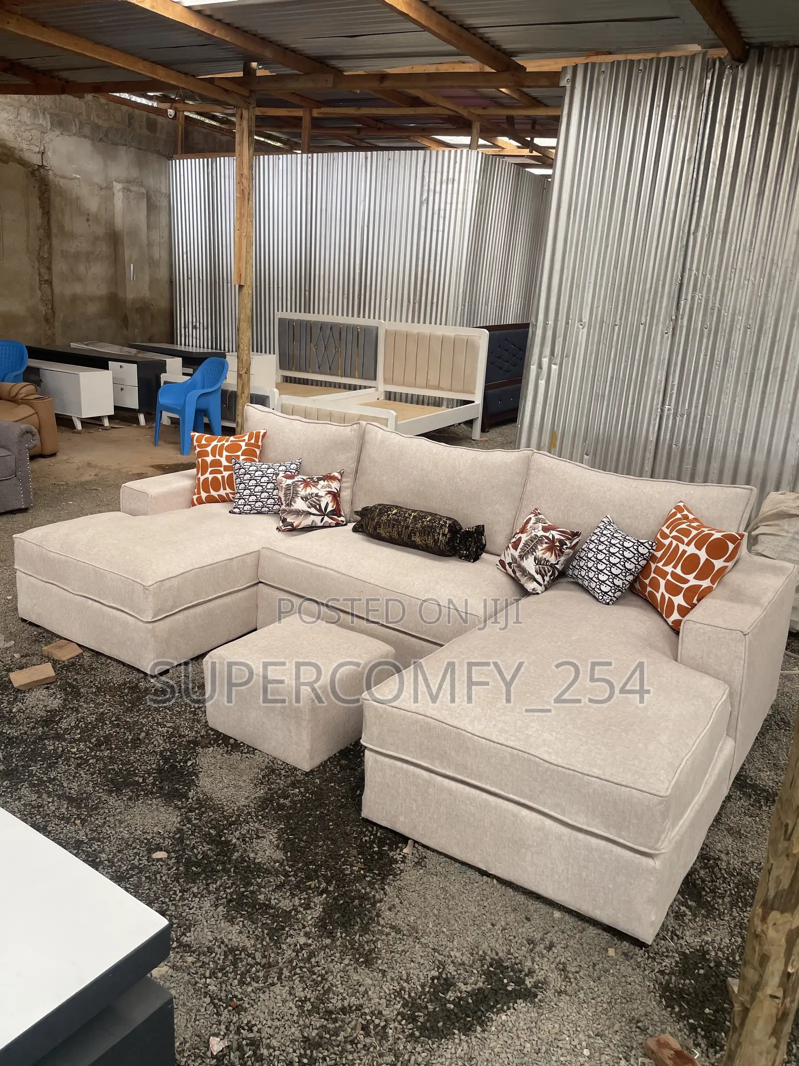 A Cozy, Eight Seater Couch