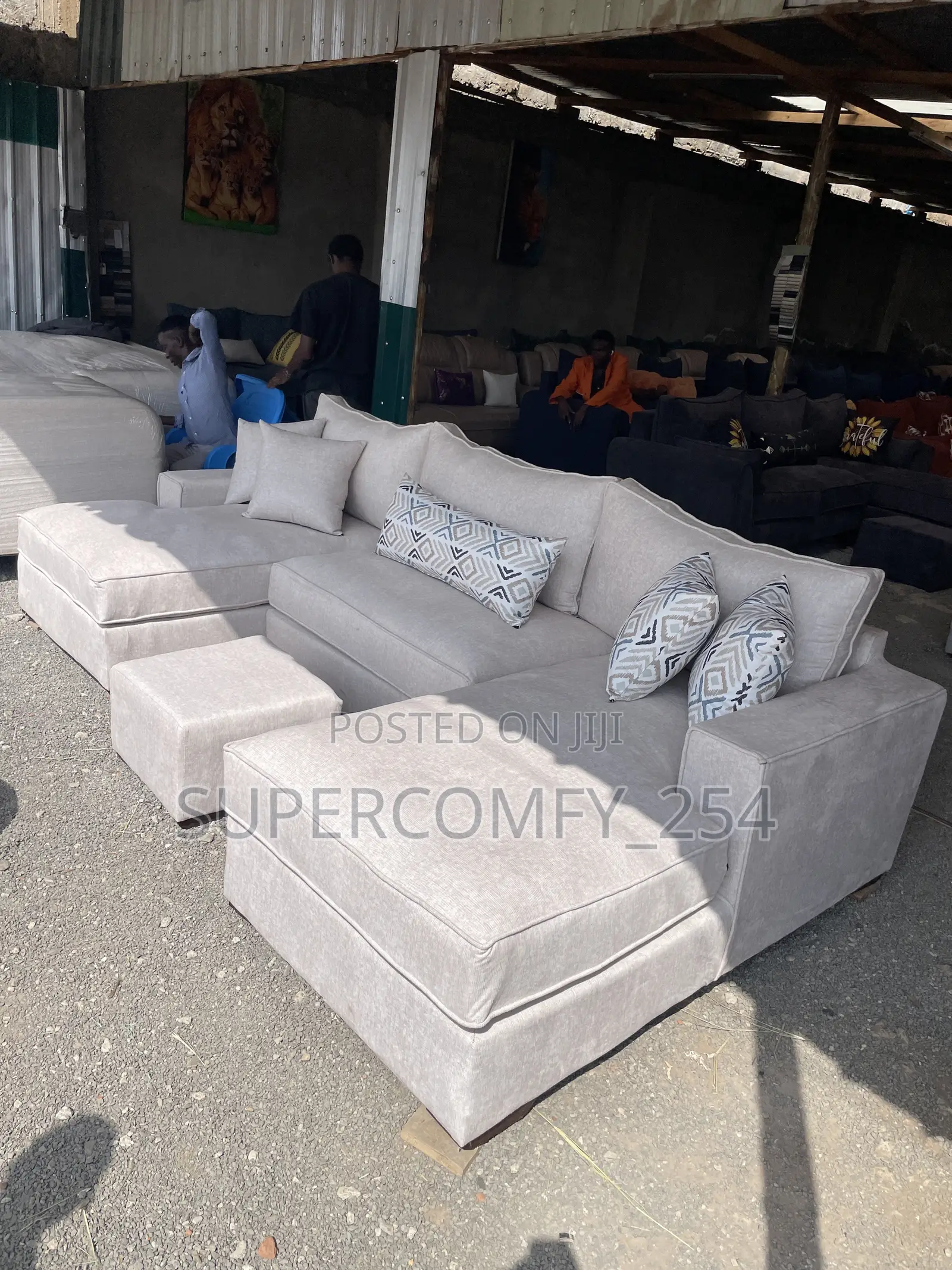 A Cozy, Eight Seater Couch