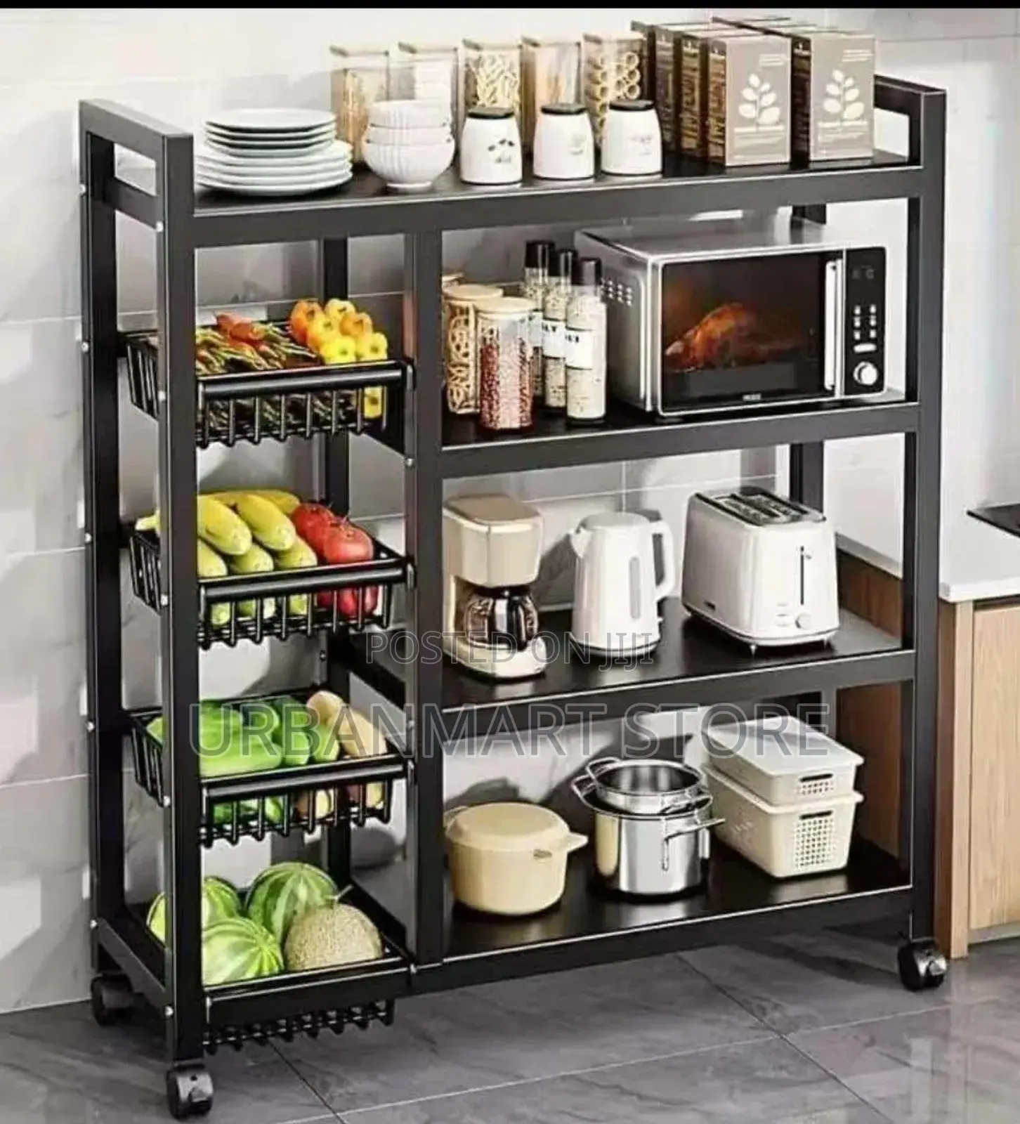 Portable Multi-Layer Kitchen Organizer Shelf