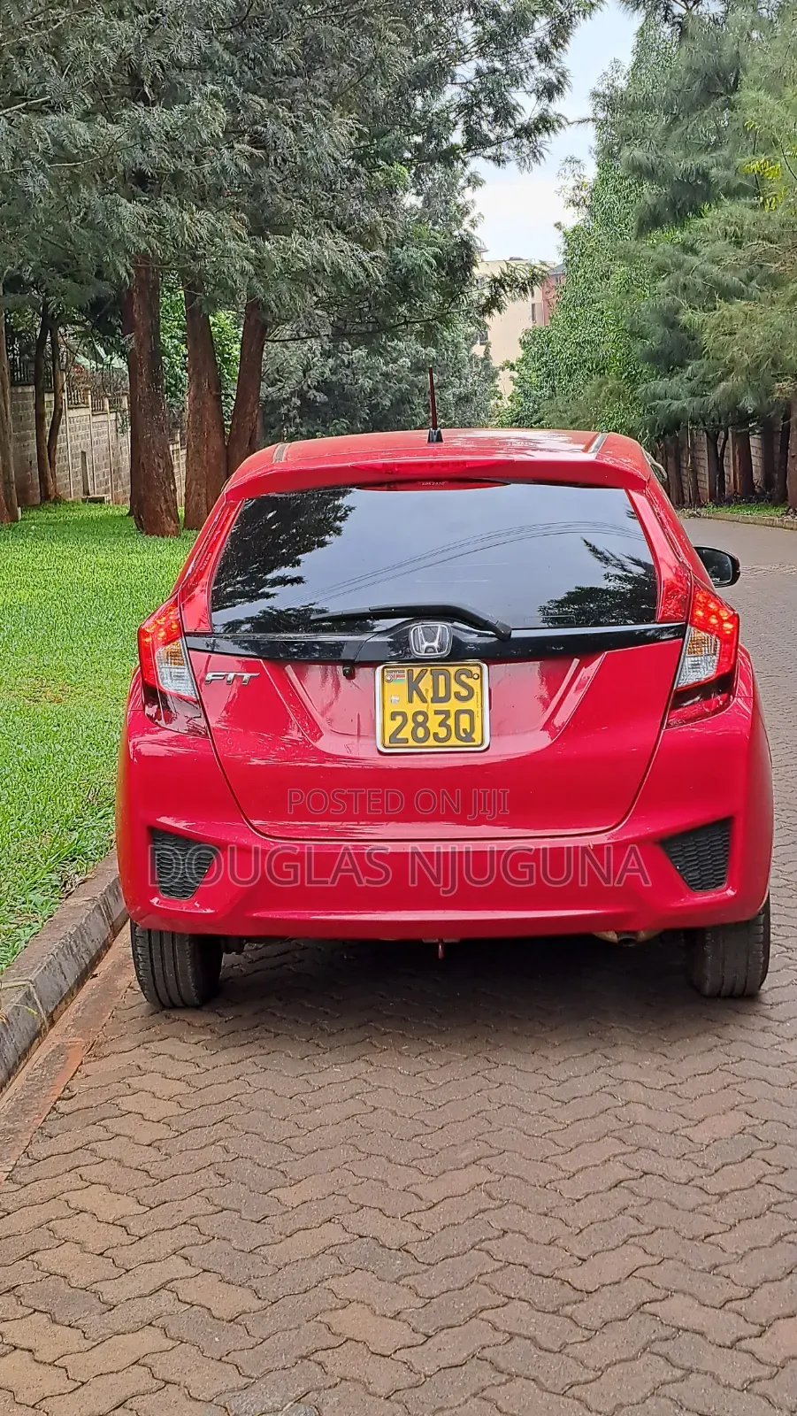 Honda Fit 2017 Red