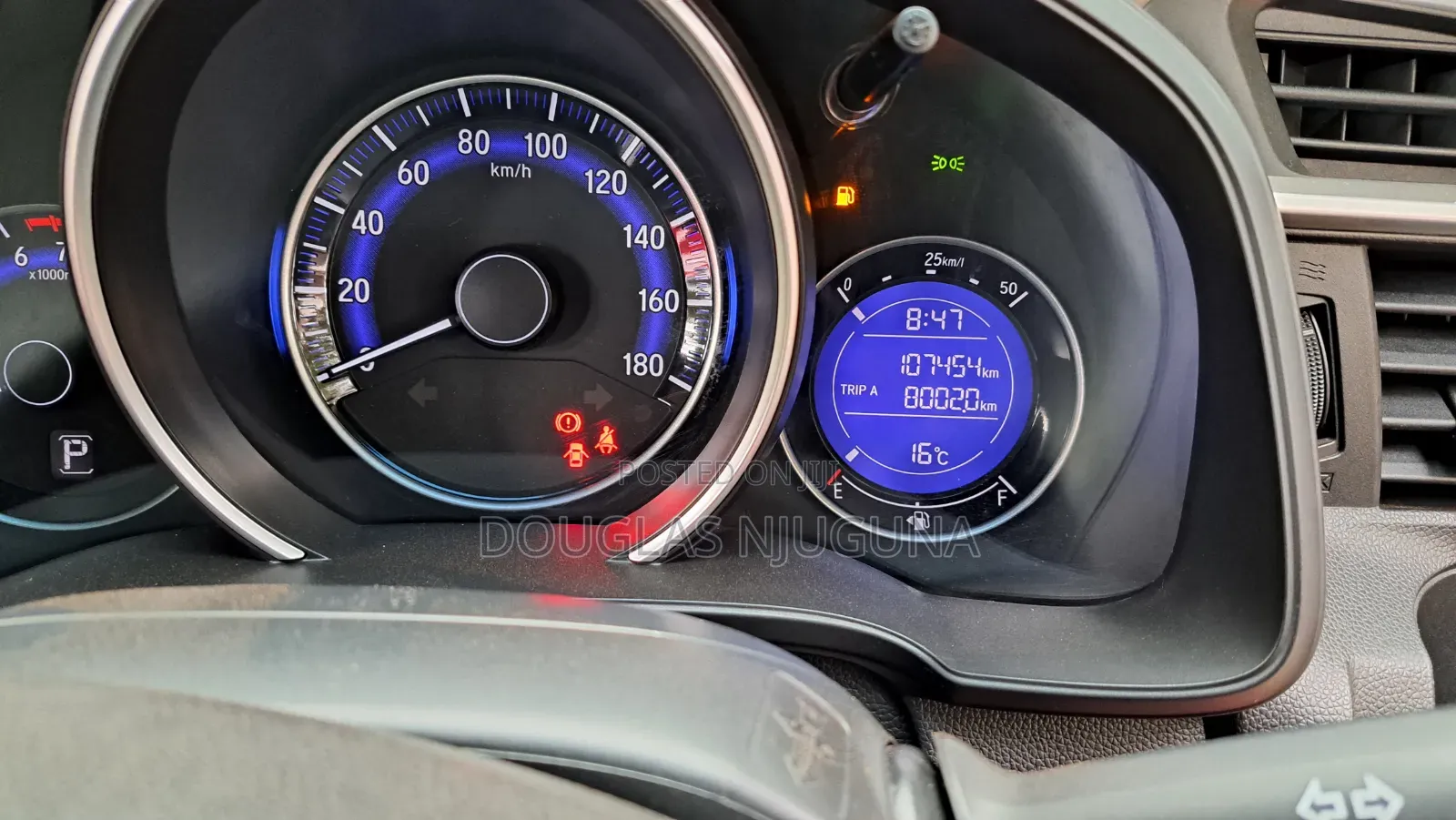 Honda Fit 2017 Red