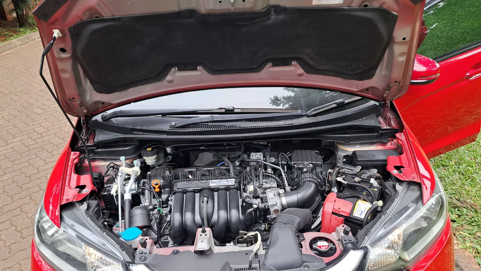 Honda Fit 2017 Red