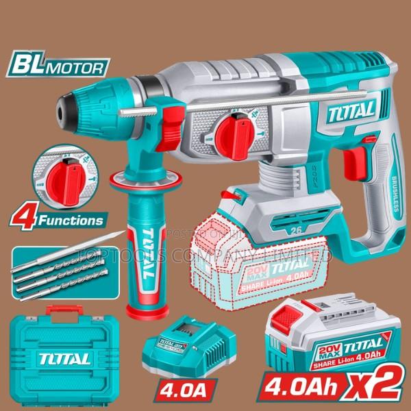 Cordless Brushless Rotary Hammer Trhli262084 Complete With 2pcs