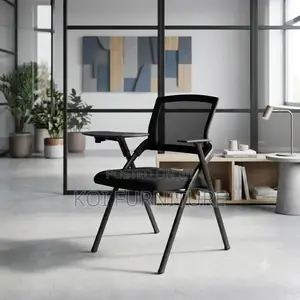 Office Chairs; Foldable Office Schools Seats With Book Pad