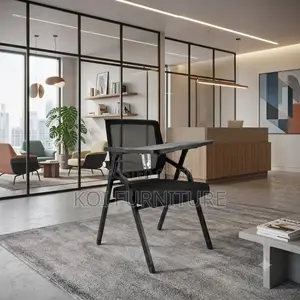 Office Chairs; Foldable Office Schools Seats With Book Pad