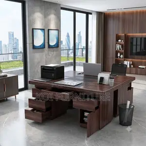 Office Desk; 1.4 Meter Executive Home Office Mahogany Desk