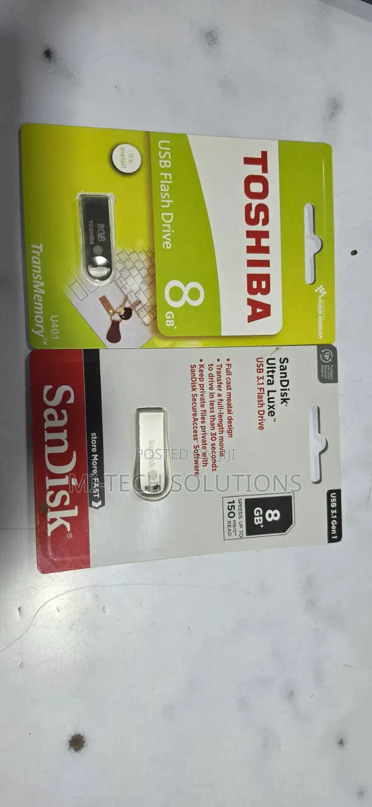 8gb Flashdisks/Flashdrives Sandisk, Transcend, Toshiba, Hp