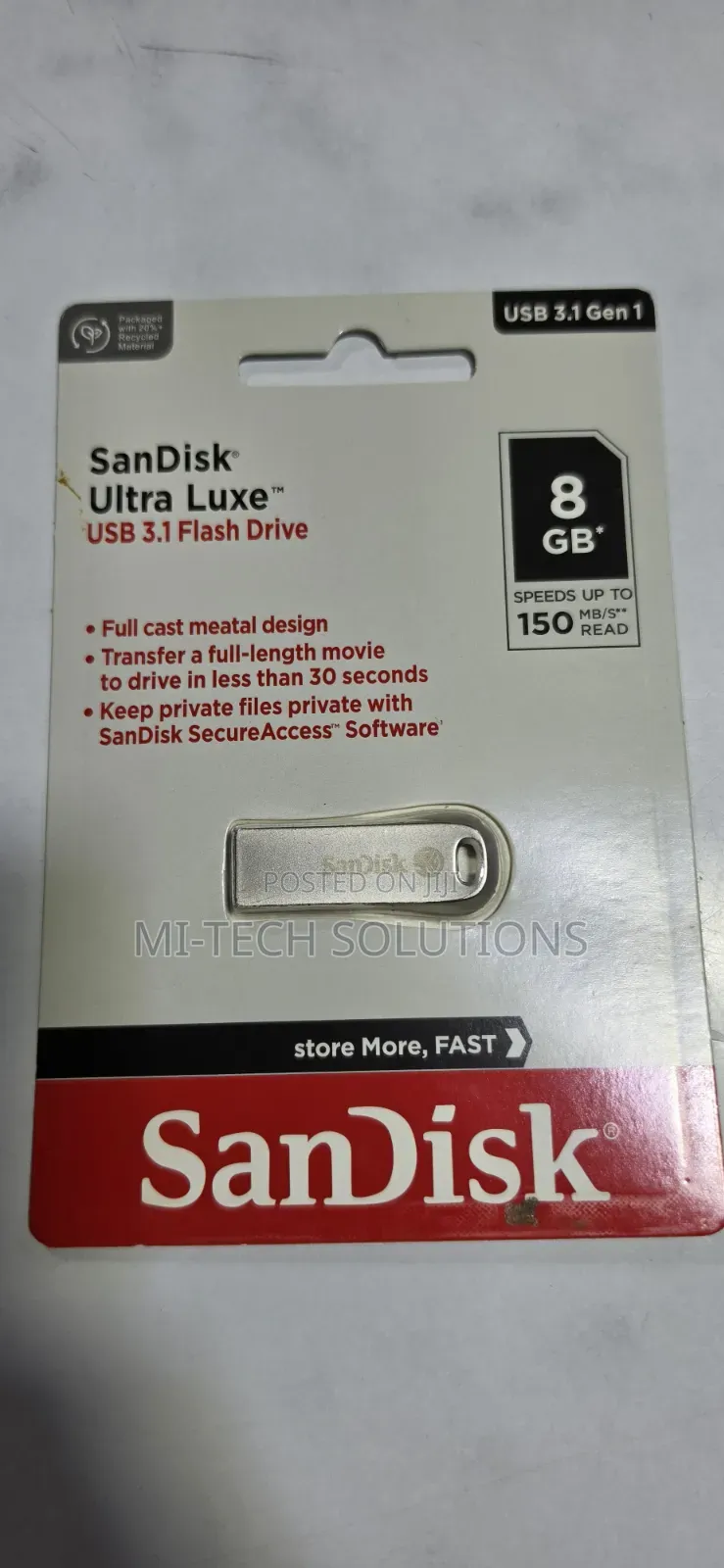 8gb Flashdisks/Flashdrives Sandisk, Transcend, Toshiba, Hp