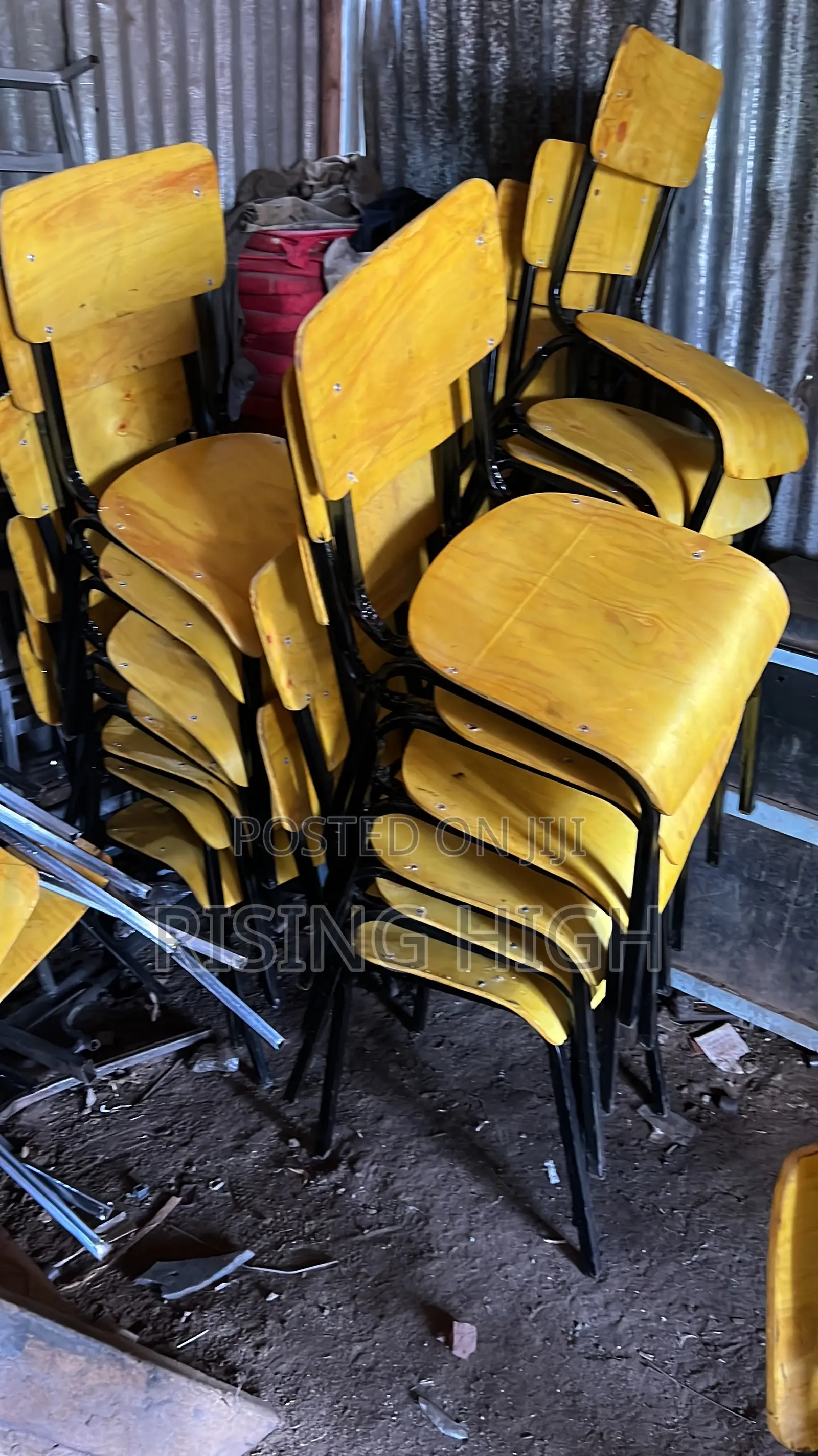 Premium School Lockers and Chairs. Free Initials Writing