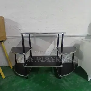 Tv Stand: Flowered MDF Matte Finish Tv Placement Stand
