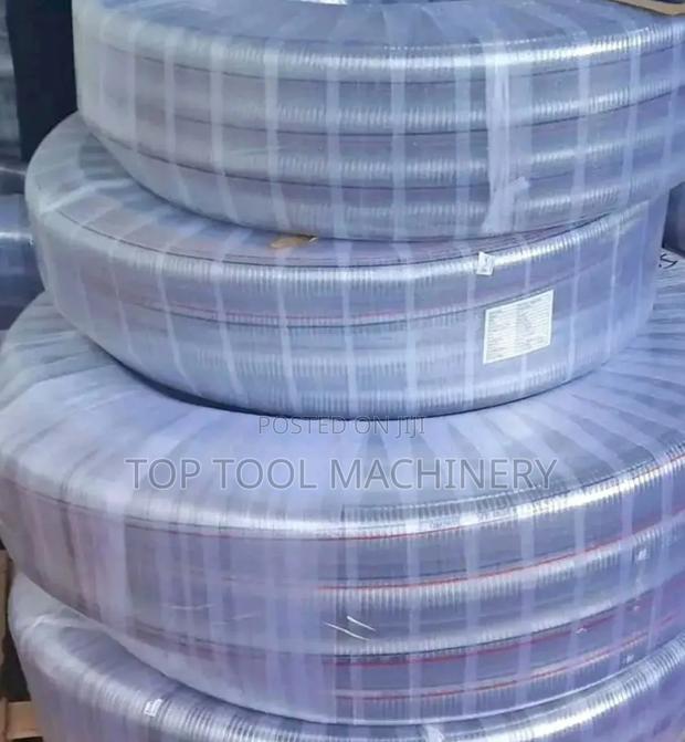 Long Lasting 2" by 30m Clear Wired Suction Pipe