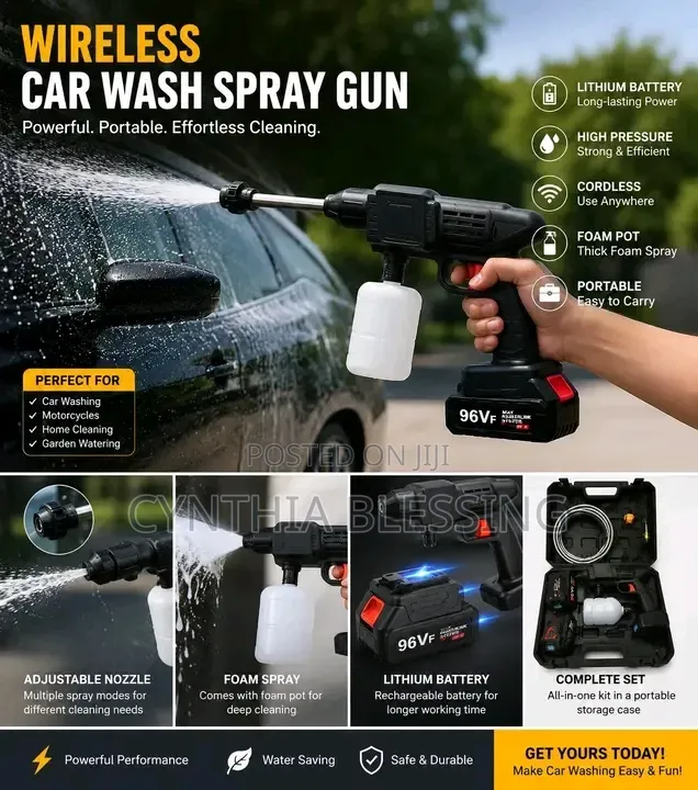 Wireless High Quality Car Wash Spray Gun
