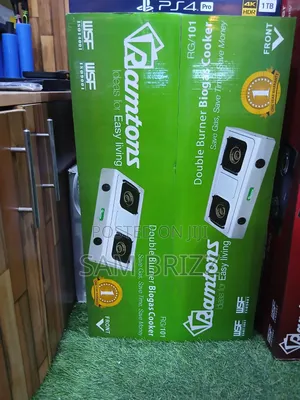 Ramtons Double Burner Biogas Cooker